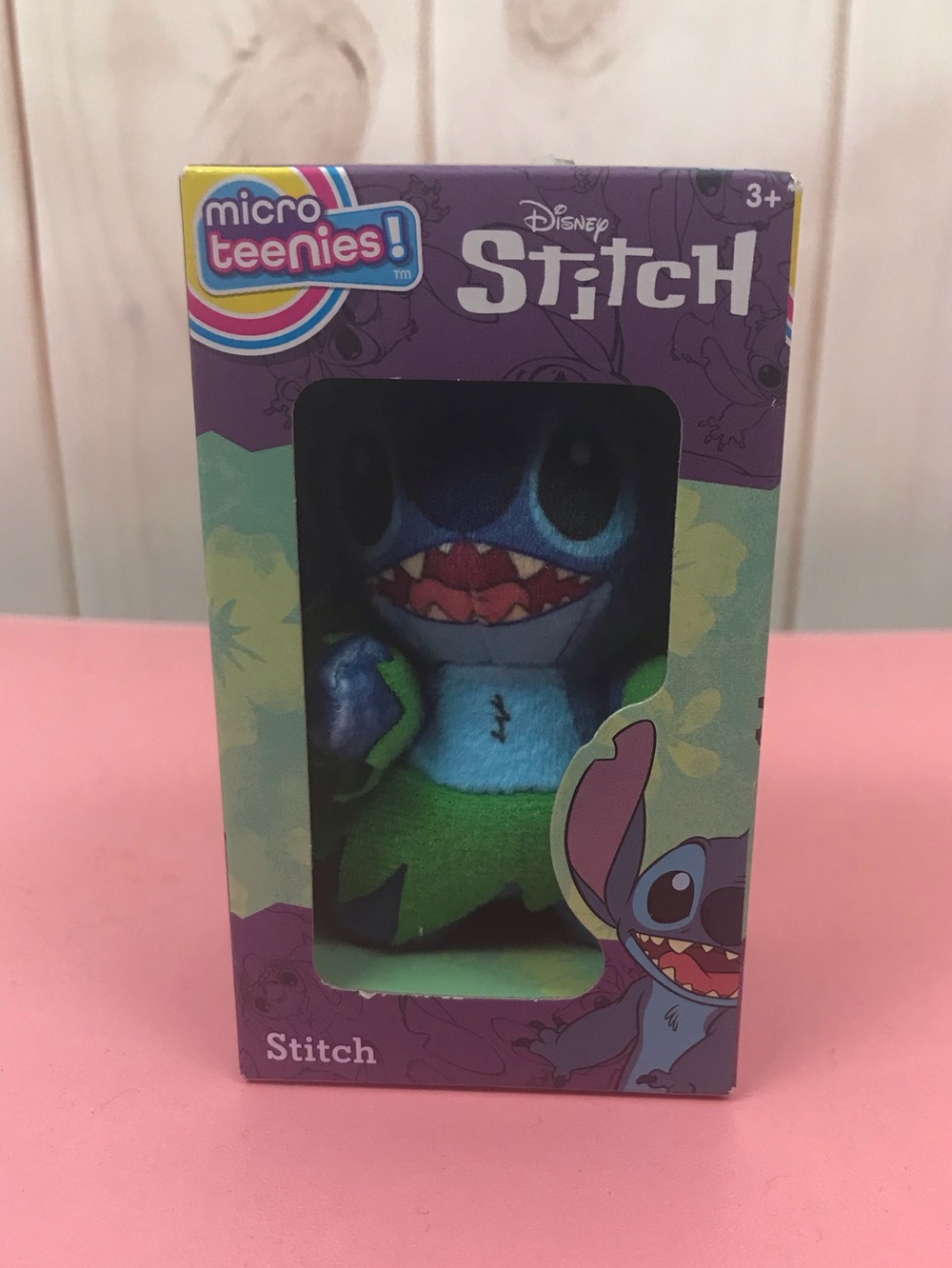 Disney Stitch Micro Teenies Plush Toy with hula accents